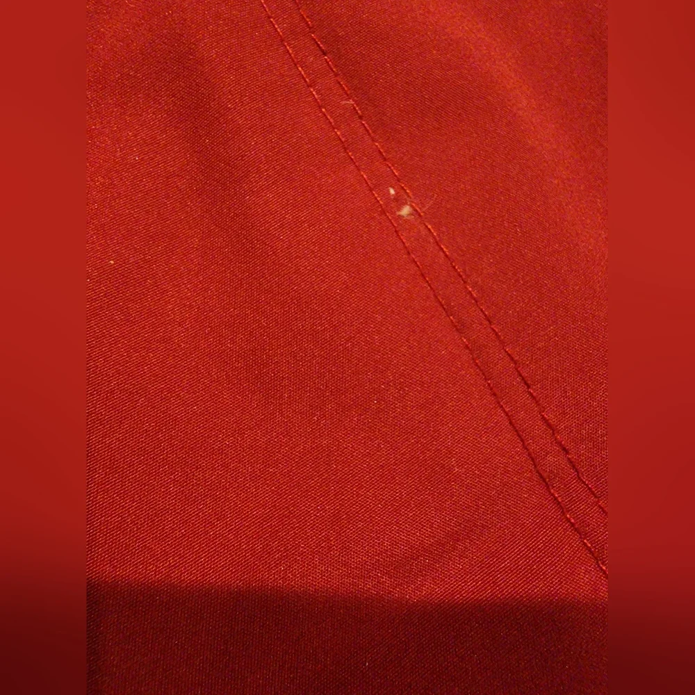 Kenneth Cole Reaction Mixed Fill Down Womens Quilted Coat. Red Size Large - Picture 3 of 9